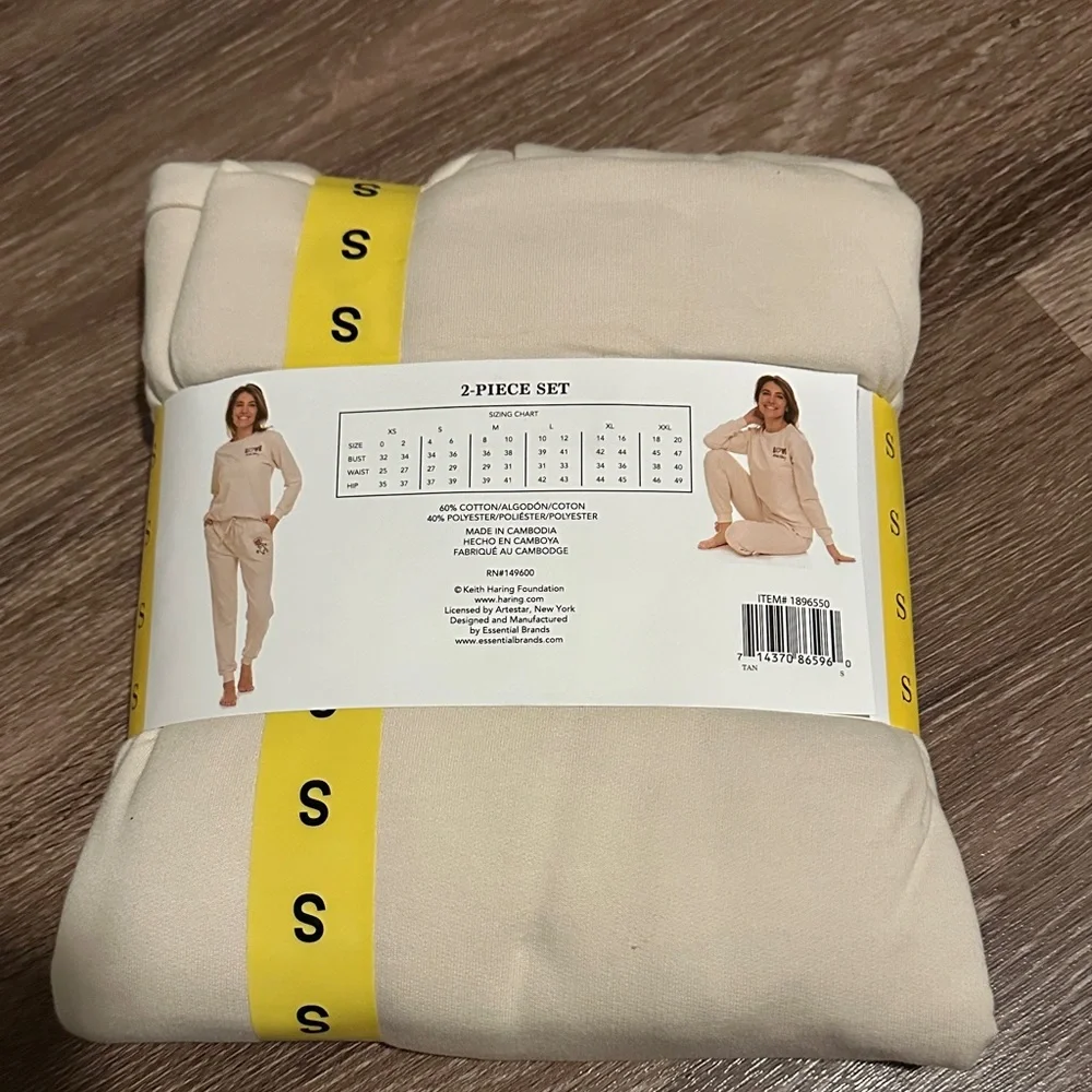 NWT Women’s Lounge Set - Cream - Picture 2 of 3